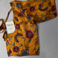 Yellow Silk Kalamkari Sequence Blouse