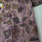 Mauve Purple Silk Kalamkari Sequence Blouse