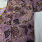 Mauve Purple Silk Kalamkari Sequence Blouse