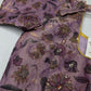 Mauve Purple Silk Kalamkari Sequence Blouse