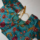 Blue Silk Kalamkari Sequence Blouse