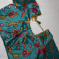 Blue Silk Kalamkari Sequence Blouse