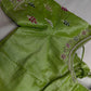 Green Tissue Multi Color Maggam Blouse