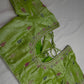 Green Tissue Multi Color Maggam Blouse