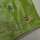 Green Tissue Multi Color Maggam Blouse
