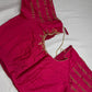 Pink Maggam Aari Embroidery Blouse
