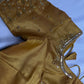 Gold Tissue Silk Maggam Aari Work Blouse