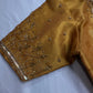 Gold Tissue Silk Maggam Aari Work Blouse