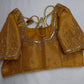 Gold Tissue Silk Maggam Aari Work Blouse