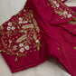 Pearl Maggam Pink Blouse