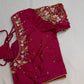 Pearl Maggam Pink Blouse