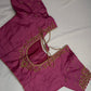 Pearl Maggam Pink Blouse