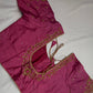 Pearl Maggam Pink Blouse