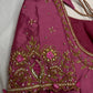 Pearl Maggam Pink Blouse