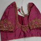 Pearl Maggam Pink Blouse