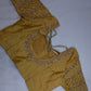 Gold Kardana Pearls Maggam Blouse
