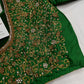 Green Kardana Maggam Blouse