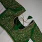 Green Kardana Maggam Blouse