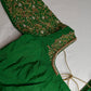 Green Kardana Maggam Blouse