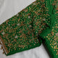 Green Kardana Maggam Blouse