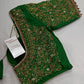 Green Kardana Maggam Blouse