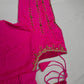 Pink Kardana Pearls Maggam Blouse