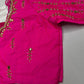 Pink Kardana Pearls Maggam Blouse