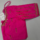 Pink Kardana Pearls Maggam Blouse