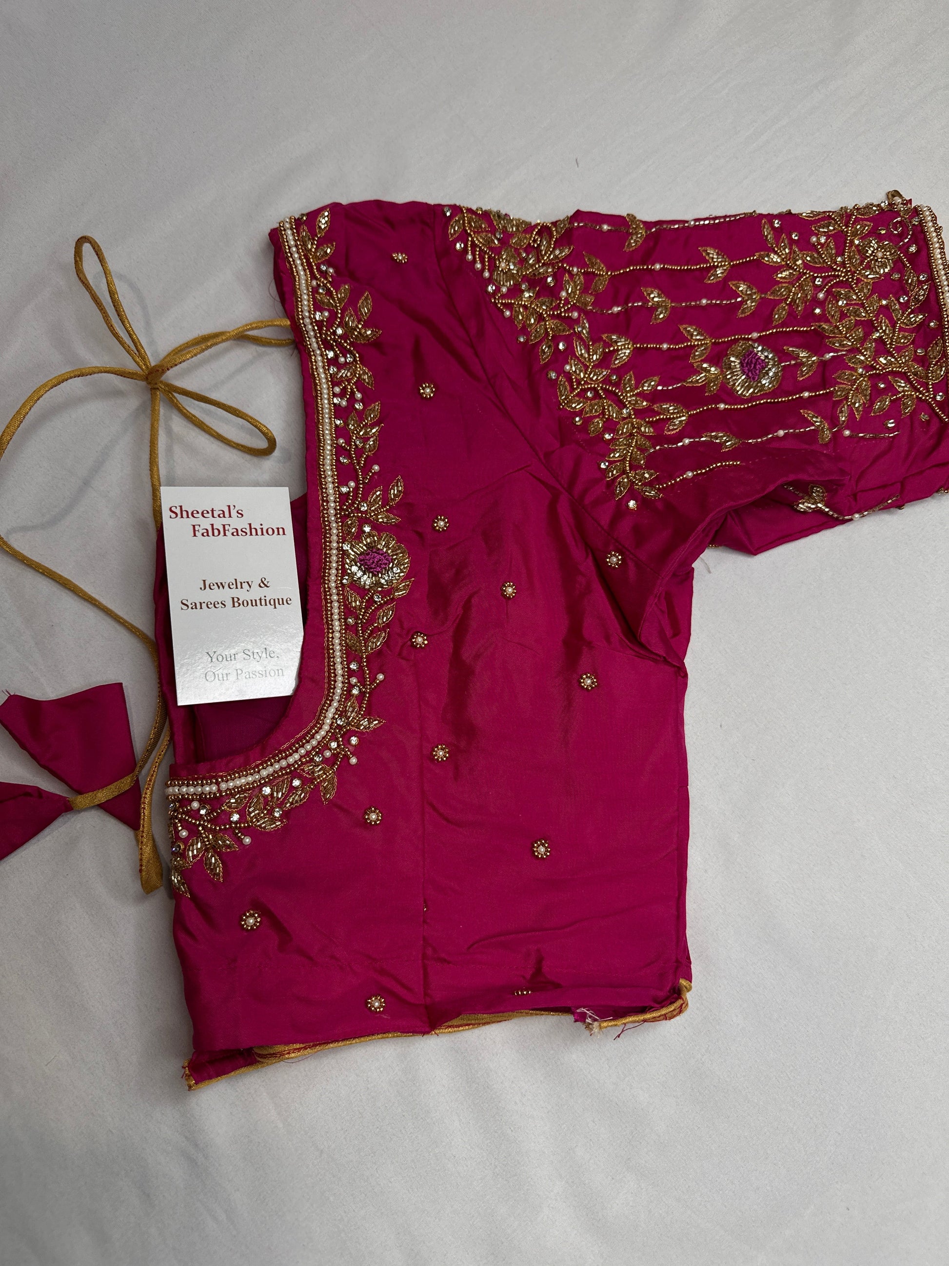 Kardana Pink Maggam Blouse