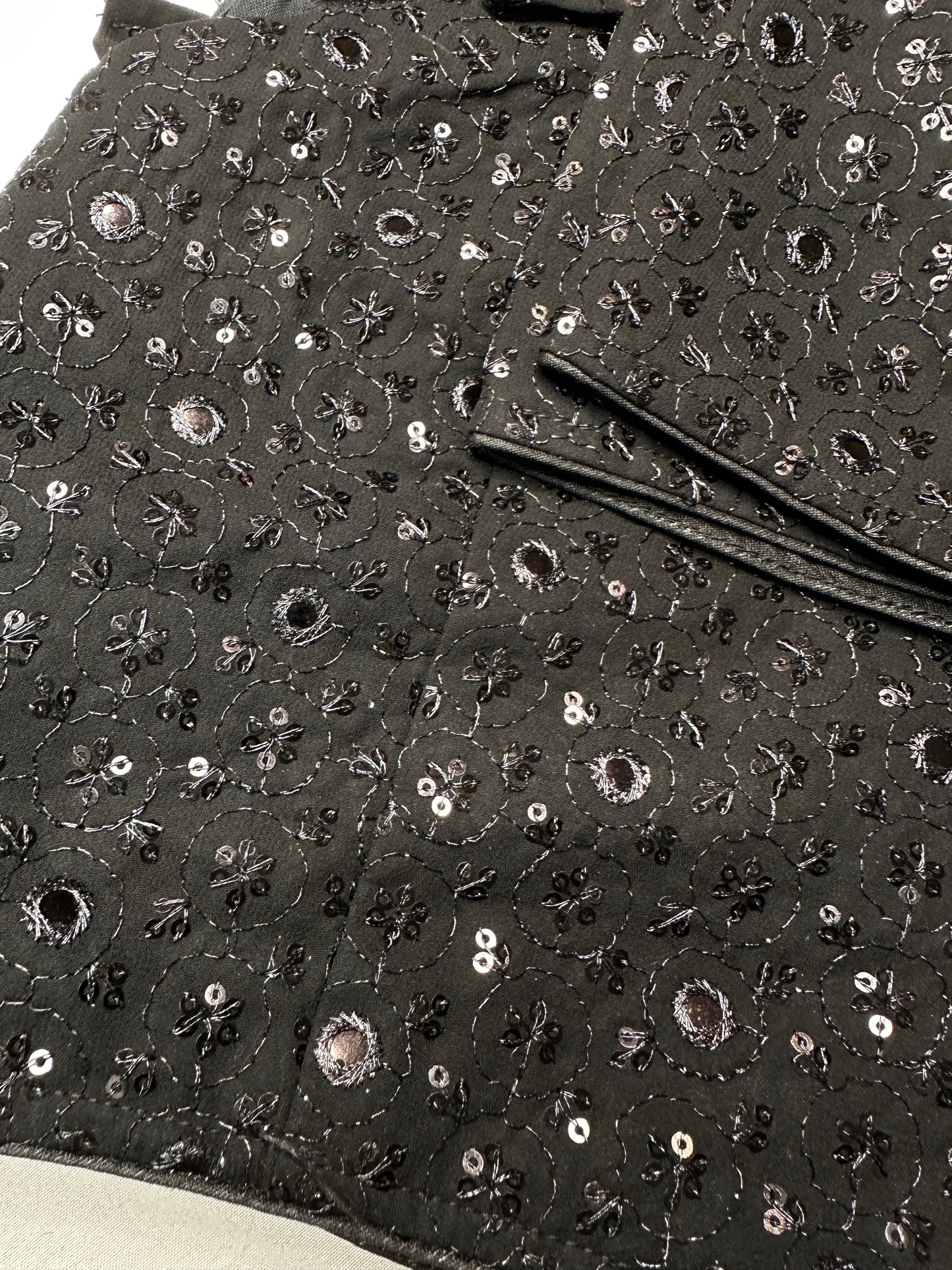 Black Sequence Blouse