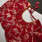 Red Banarsi Blouse