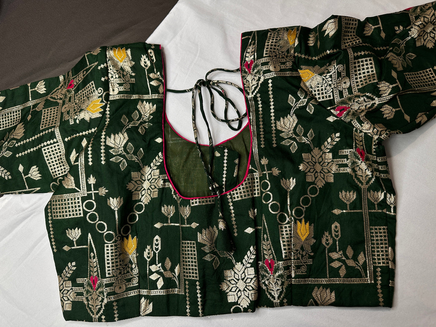 Green Banarsi Blouse