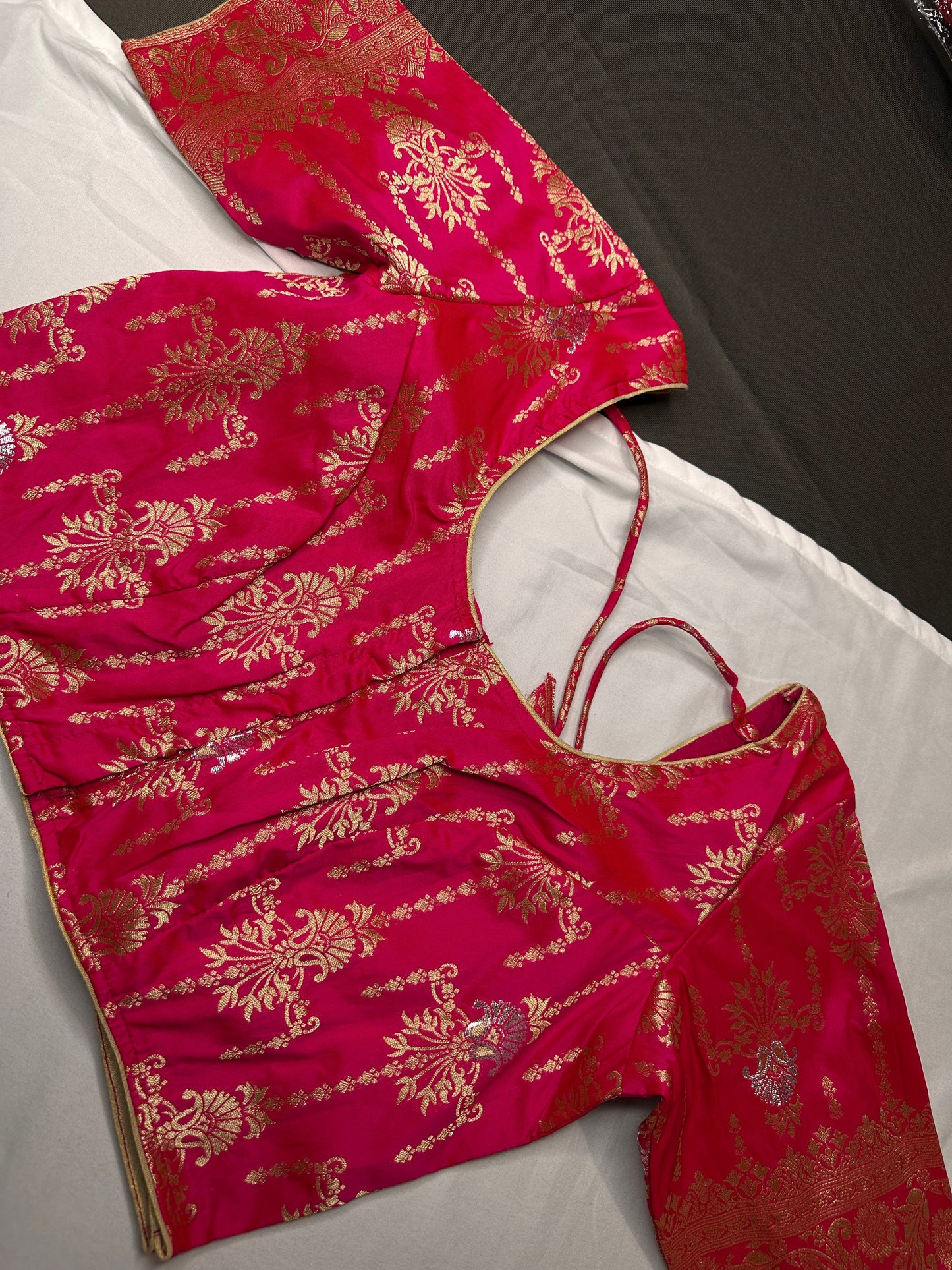 Pink Banarsi Blouse