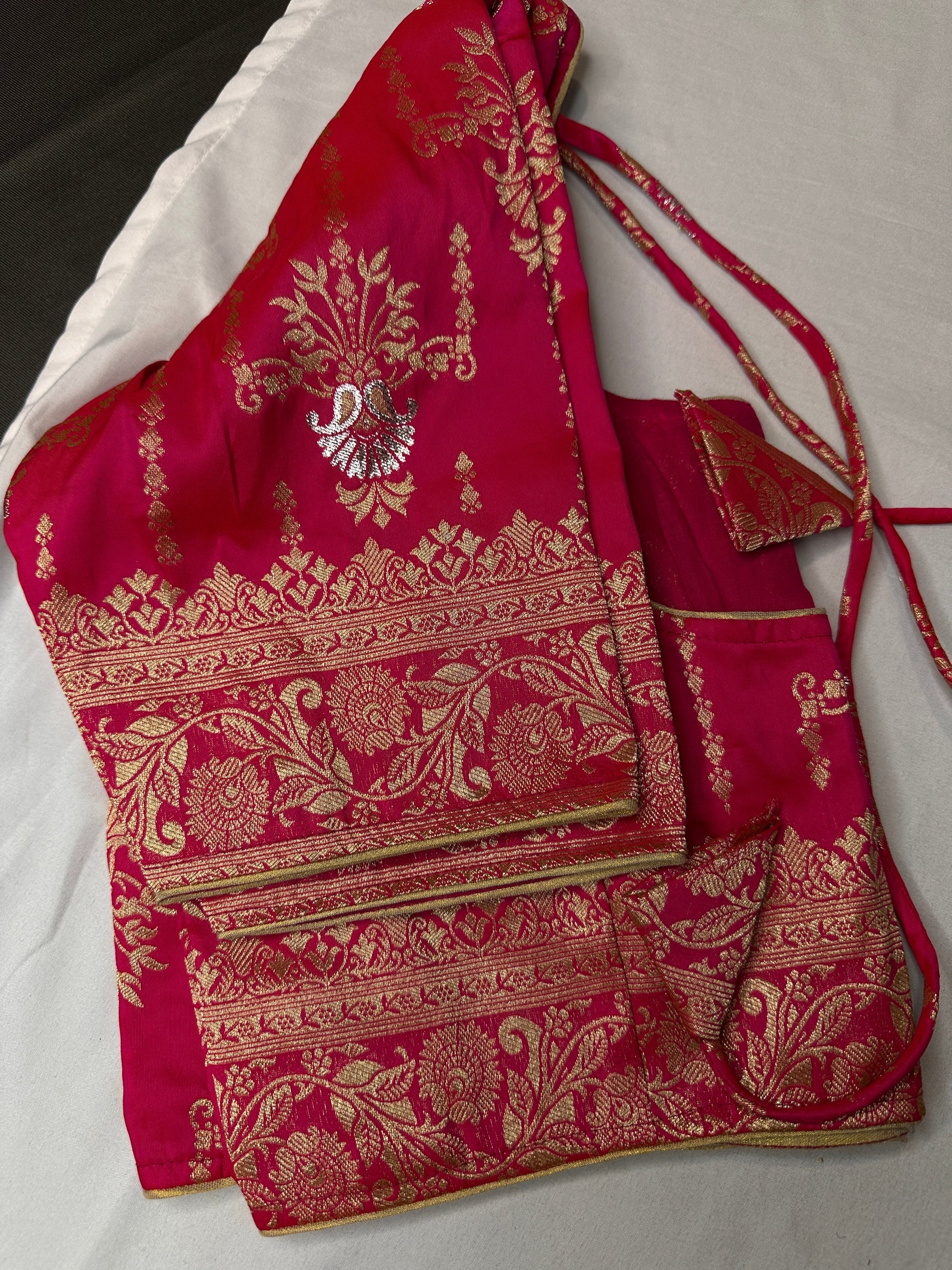 Pink Banarsi Blouse