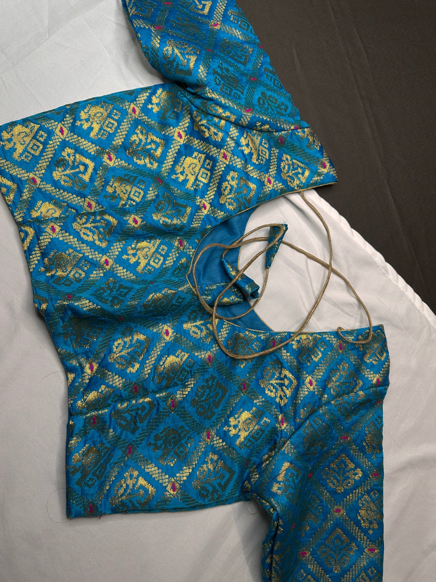 Blue Banarsi Blouse