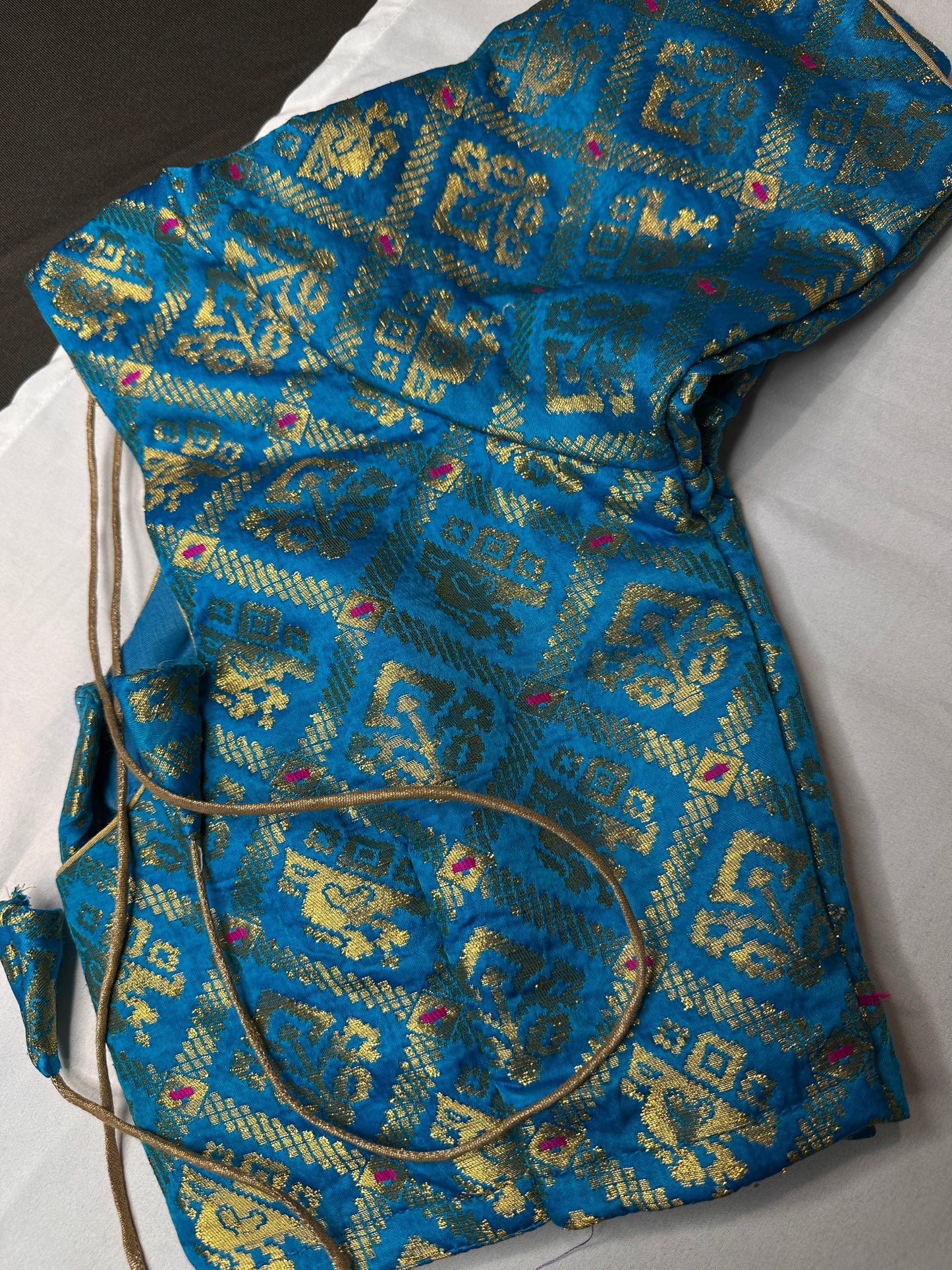 Blue Banarsi Blouse