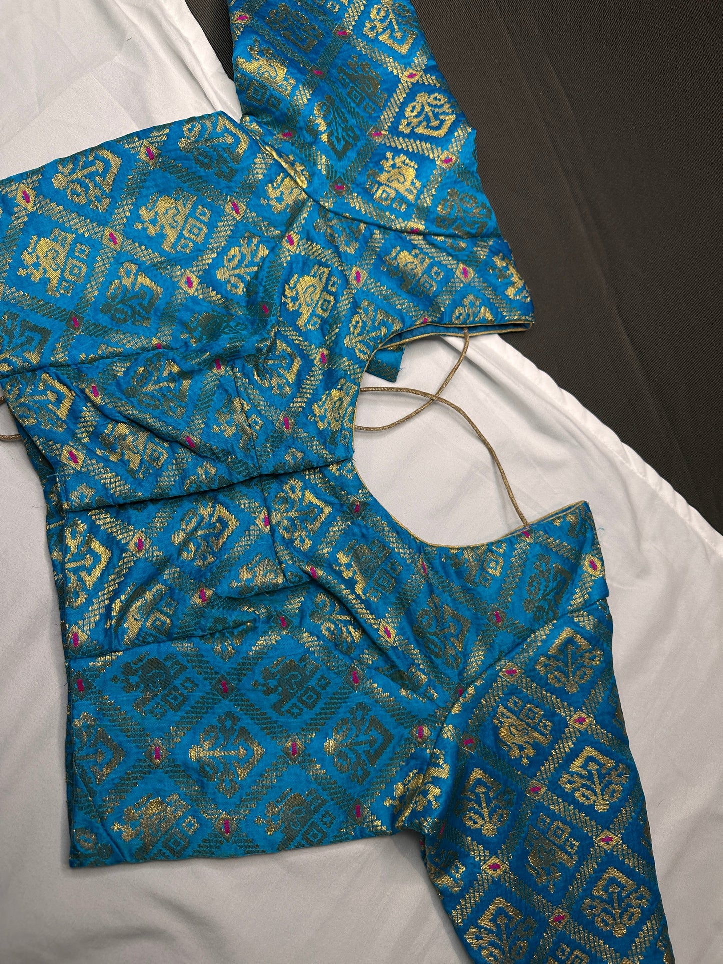 Blue Banarsi Blouse