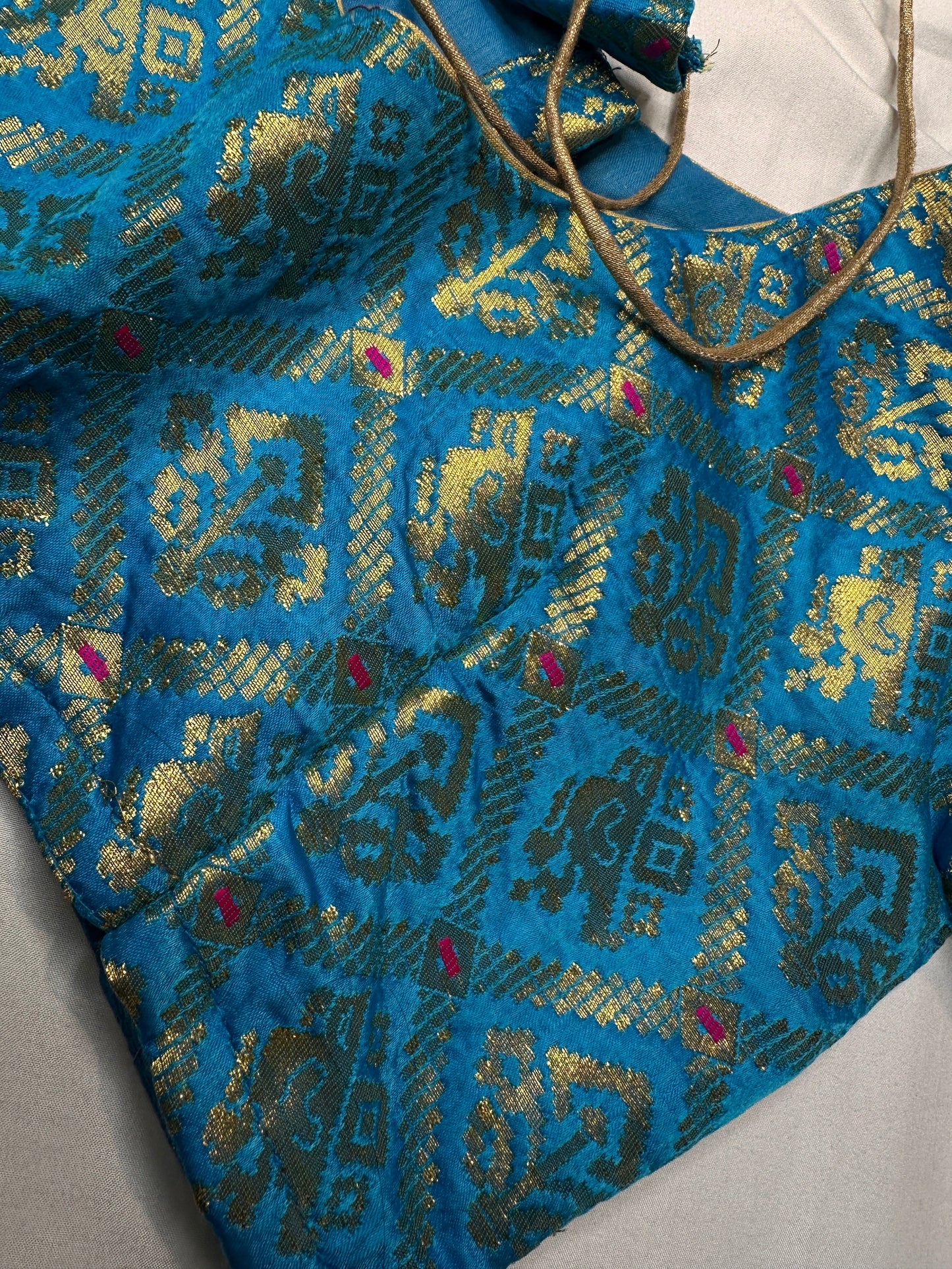 Blue Banarsi Blouse