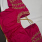 Pink Kardana Pearls Maggam Blouse