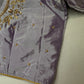 Pearl Maggam Purple Blouse