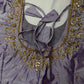 Pearl Maggam Purple Blouse