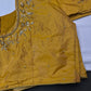 Pearl Maggam Gold Blouse