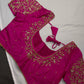 Pearl Maggam Pink Blouse