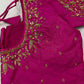 Pearl Maggam Pink Blouse