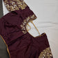 Pearl Maggam Plum Blouse