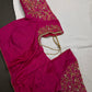 Pink Kardana Maggam Blouse