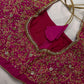Pink Kardana Maggam Blouse