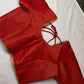 Red Banarsi Blouse