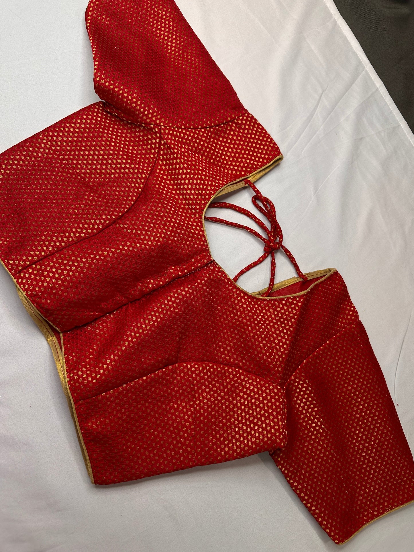 Red Banarsi Blouse
