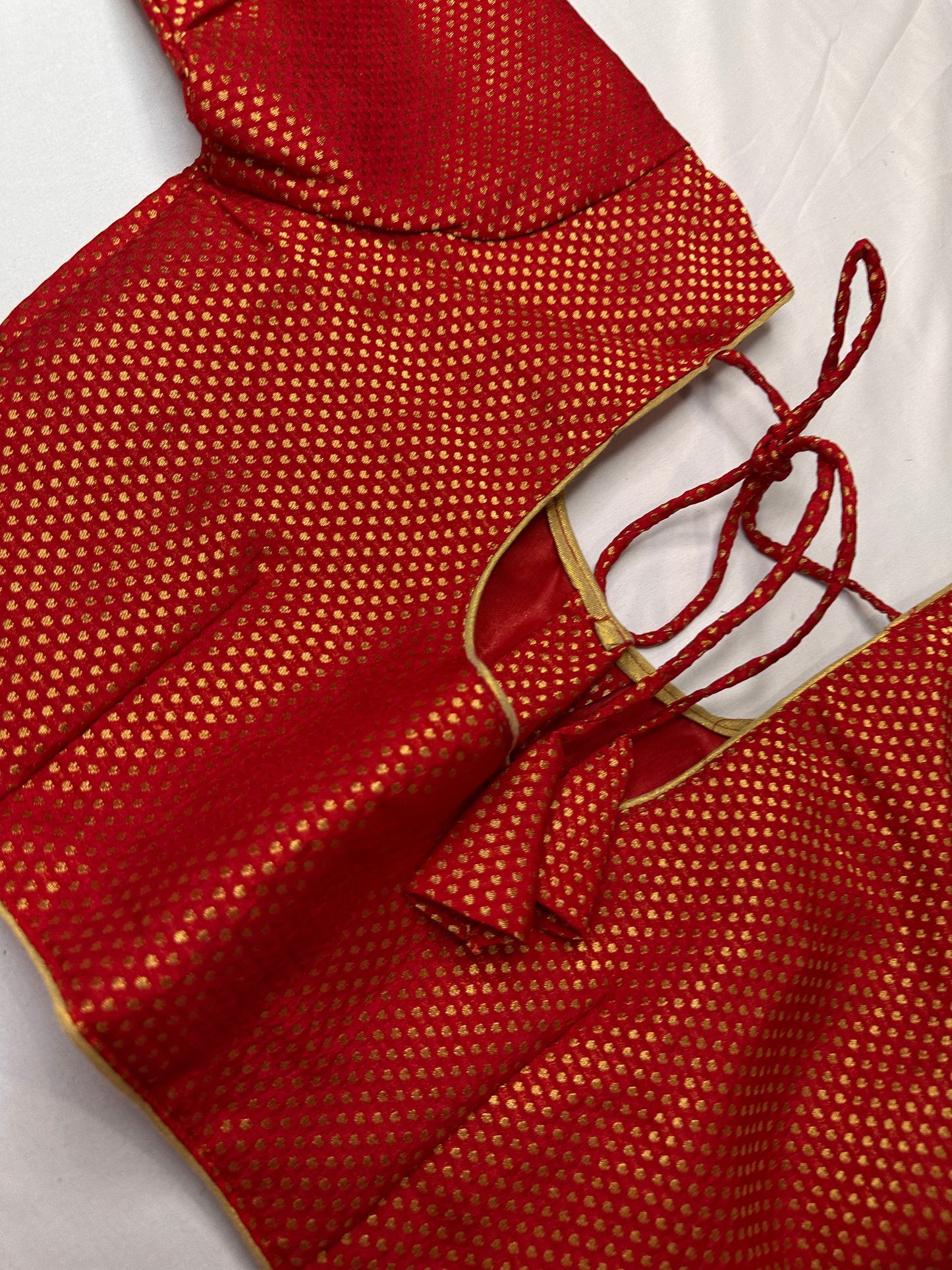 Red Banarsi Blouse